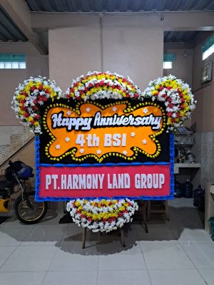 Bunga papan happy anniversary 02